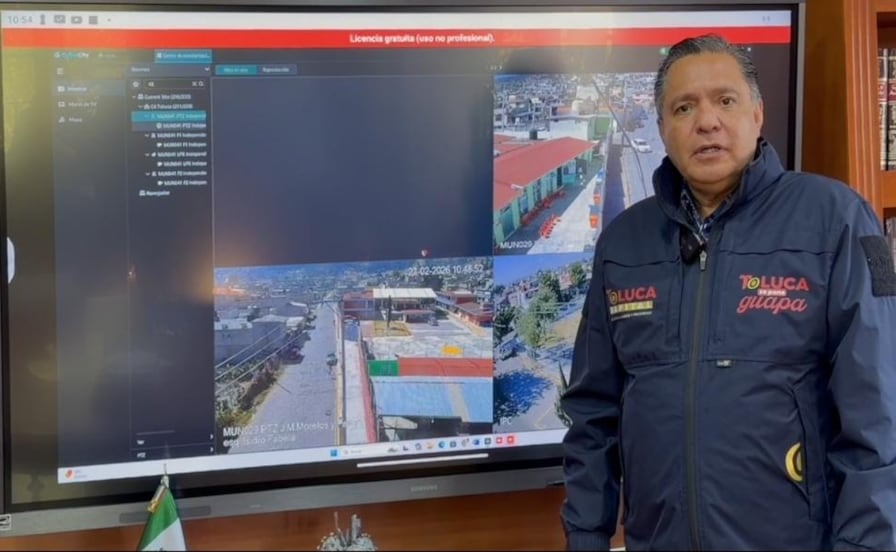 "Toluca está en calma": Alcalde refuerza entradas y salidas de la ciudad con vigilancia estratégica