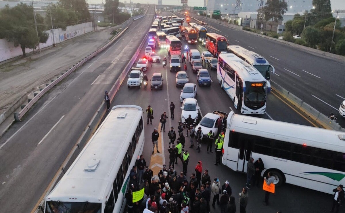 Los transportitas exigieron a las autoridades mejorar la seguridad en las carreteras para erradicar los asaltos. Foto: Redes Sociales