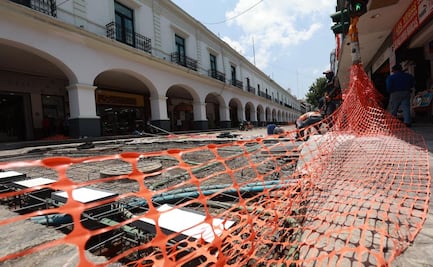 Final futbolera no impulsa ventas en el centro de Toluca por obras de cruces peatonales que frenan asistencia