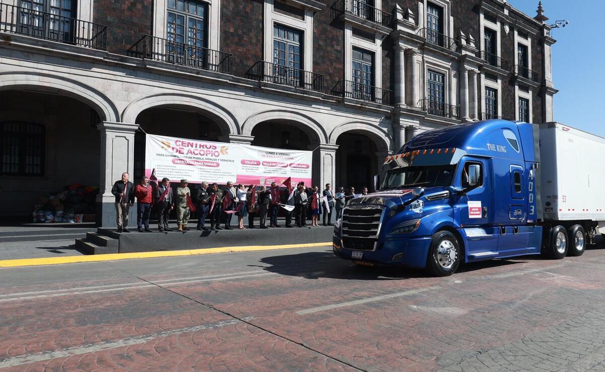 Hasta el momento han sido enviadas 360 toneladas al Estado de Hidalgo, 190 toneladas a Veracruz / Foto Alejandro Vargas