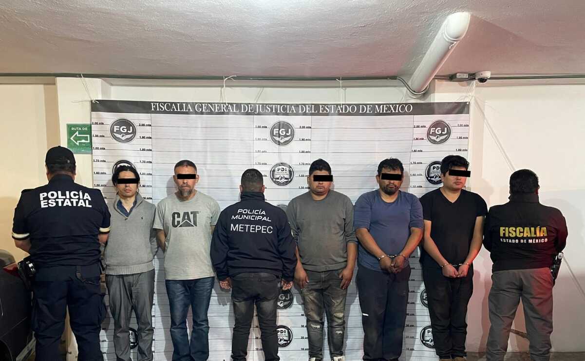 Detuvieron a cinco presuntos integrantes de una banda dedicada al robo de vehículos. Foto: Especial