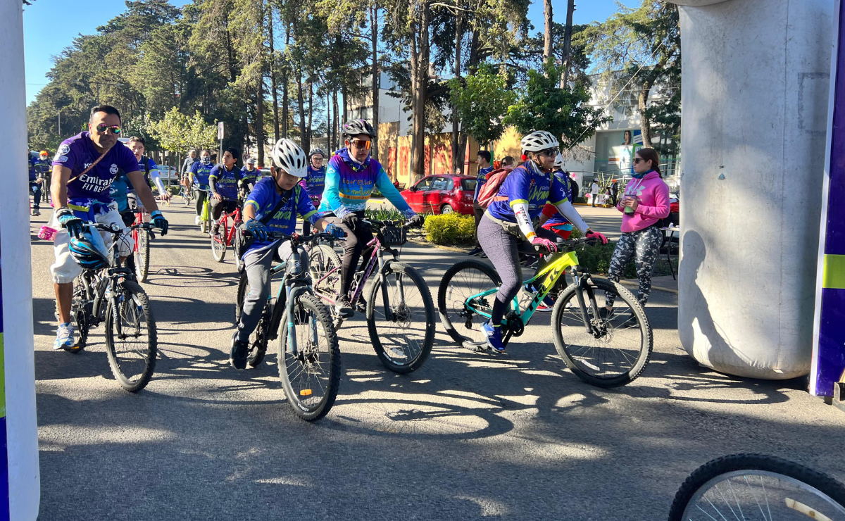 Éxito en la Rodada Urbana de 8 km en Toluca Foto: Alejandra Santillán