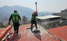 Inicia la demolición de las casas en la 'zona cero' del Cerro del Chiquihuite, en Tlalnepantla