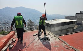Inicia la demolición de las casas en la 'zona cero' del Cerro del Chiquihuite, en Tlalnepantla