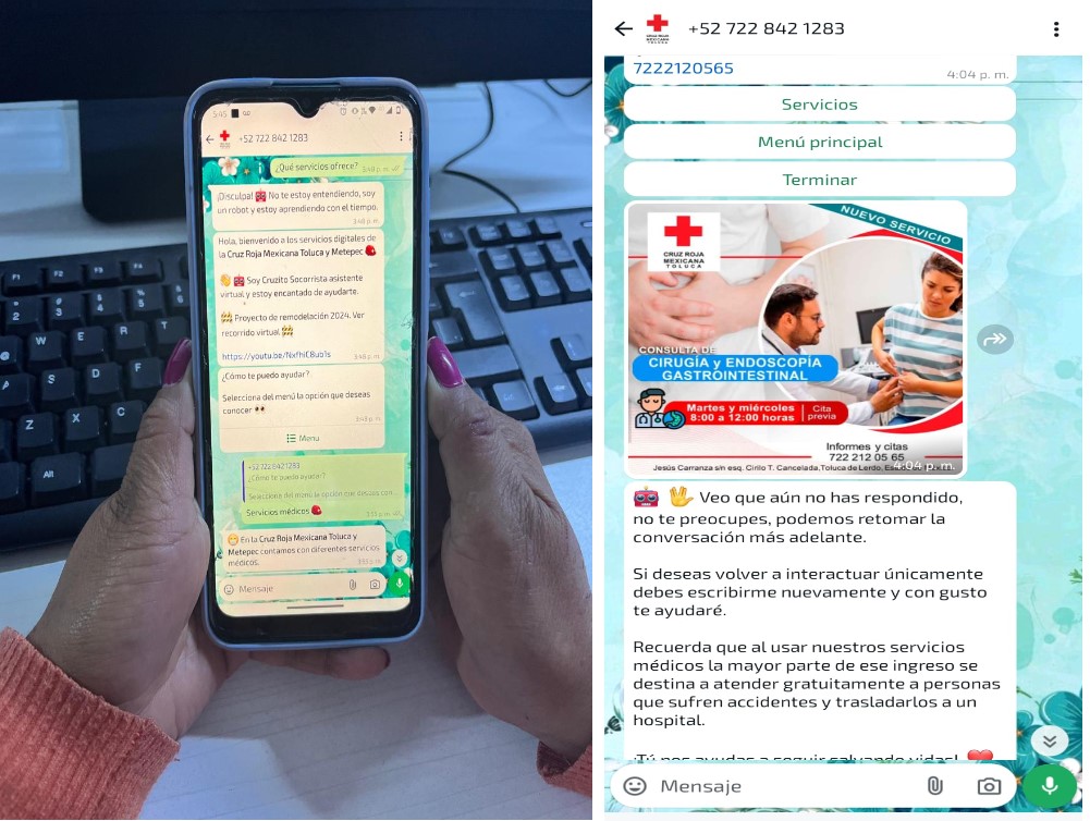 IA al rescate: Cruz Roja Toluca y Metepec innovan con Cruzito Socorrista