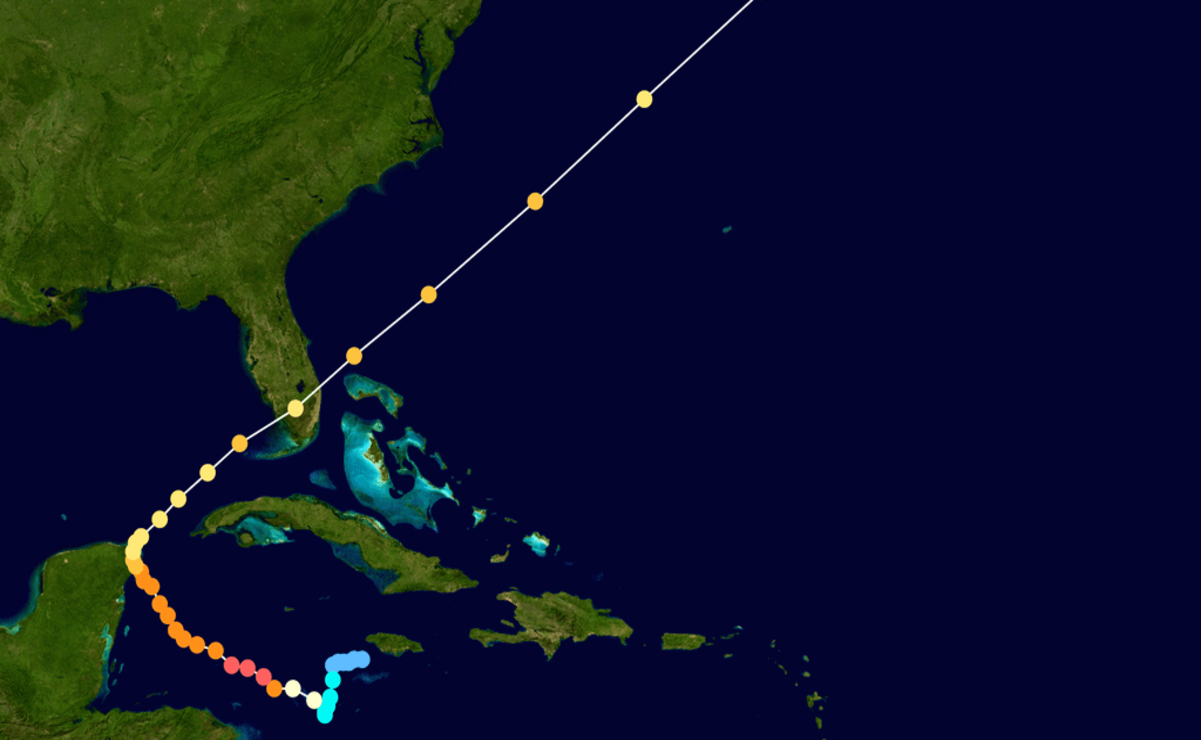 Huracán Wilma (2005). Foto: Hurricane Solution.