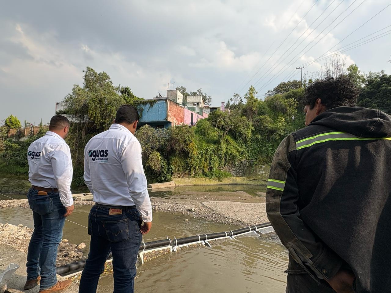 Aguas de Huixquilucan, junto con la Conagua, realiza estudios para construir una nueva planta de tratamiento de aguas residuales en la parte alta del río/ Foto especial