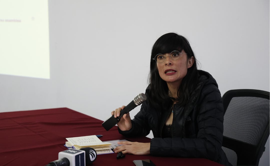 Ana Cecilia Cruz Garduño, titular de la Oficina de Representación de la Coordinación Nacional de Becas para el Bienestar en el Estado de México Foto: Arturo Hernández
