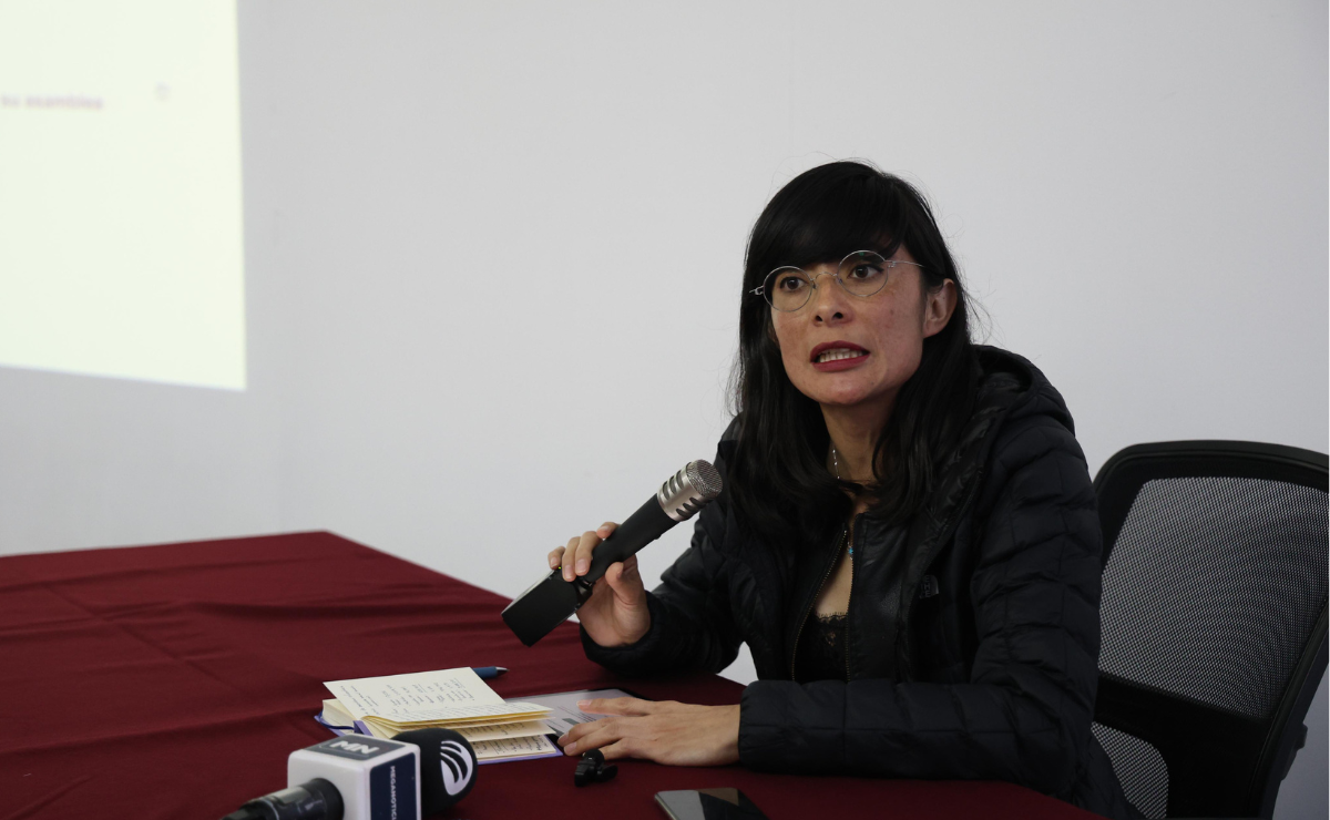 Ana Cecilia Cruz Garduño, titular de la Oficina de Representación de la Coordinación Nacional de Becas para el Bienestar en el Estado de México Foto: Arturo Hernández