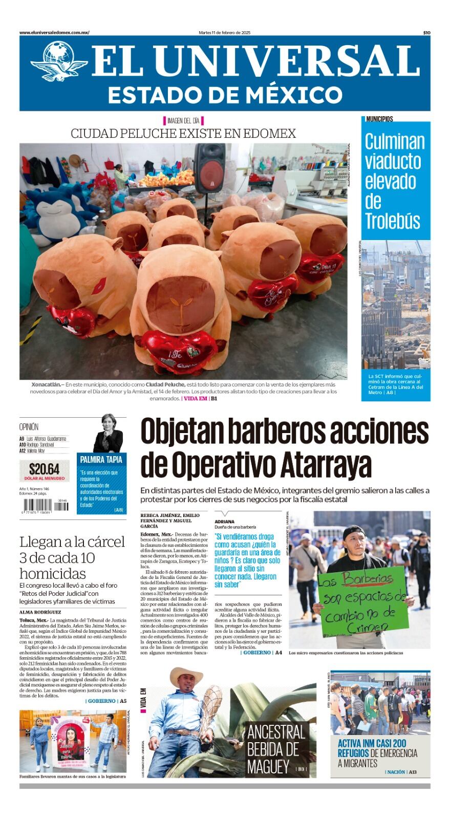 Portada 11 de febrero 2025