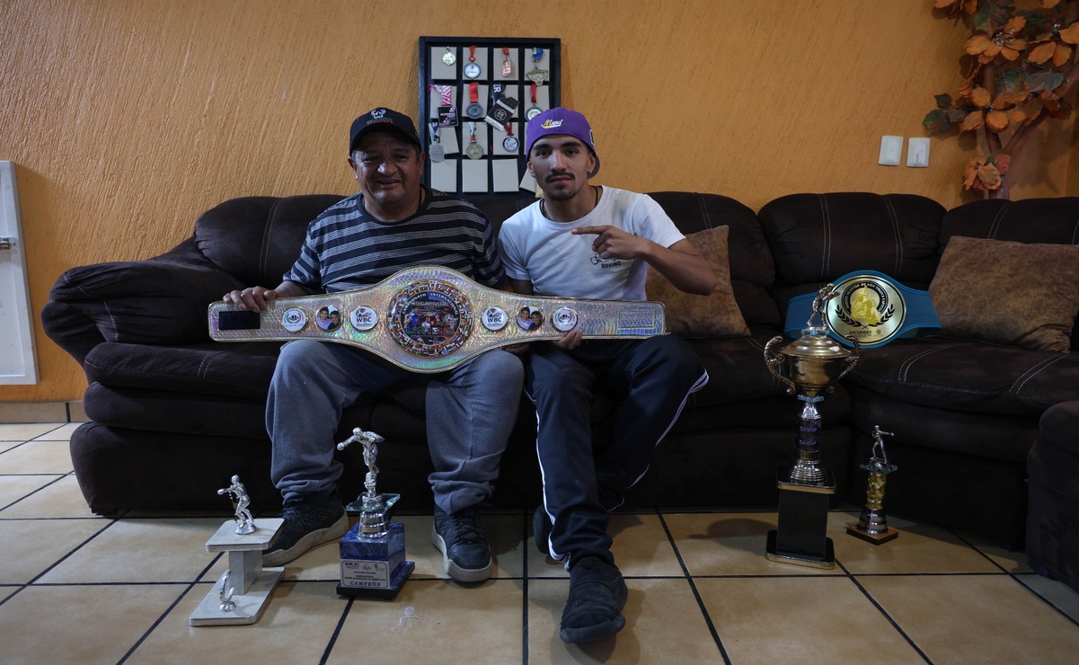 Cesar Longares sueña con alcanzar los campeonatos logrados por grandes boxeadores mexiquenses como: William “El Camarón” Zepeda y Salvador Sánchez. Foto: Arturo Hernández.