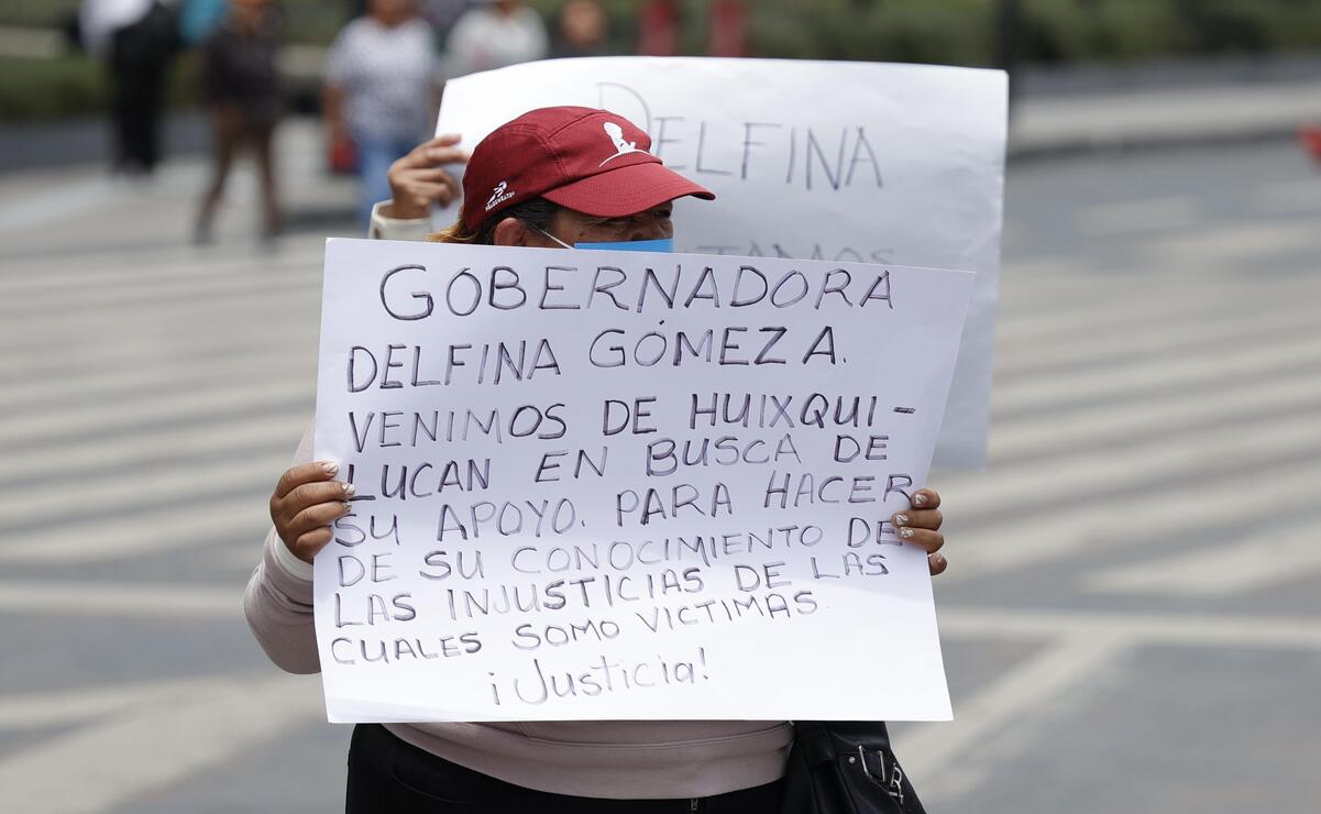 Piden la intervención de la gobernadora, Delfina Gómez / Foto Arturo Hernández