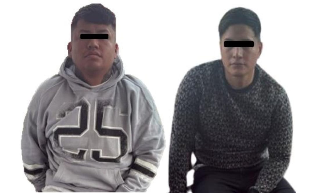 Dos hombres fueron detenidos tras presuntamente robar joyas de una casa de empeño en Nezahualcóyotl. Foto especial
