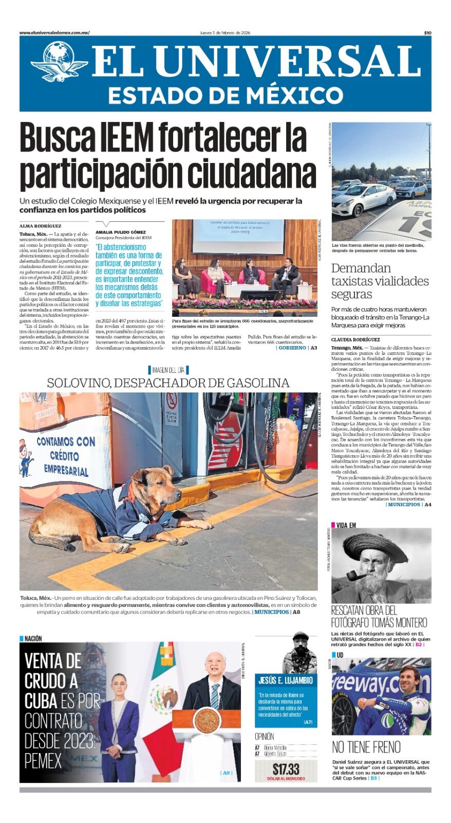 Portada 05 de febrero de 2026