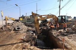 Chimalhuacán construye colector profundo en Ejidos de Santa María para erradicar inundaciones