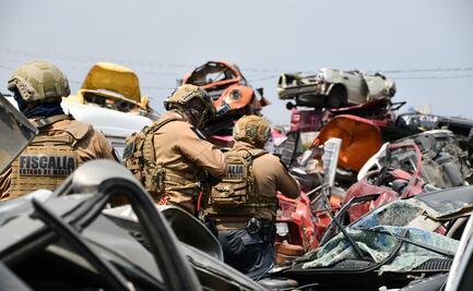 Operación Fortaleza asegura más de 2 mil toneladas de autopartes robadas en CDMX y Edomex