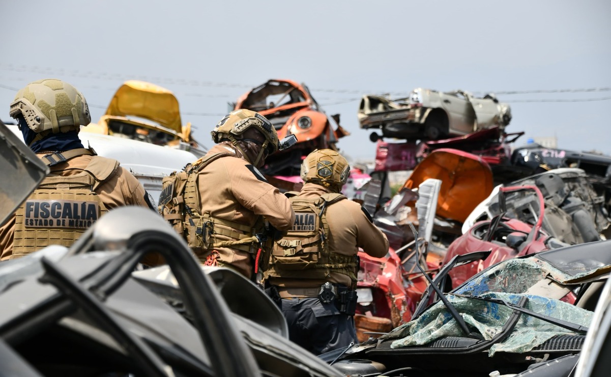 Operación Fortaleza asegura más de 2 mil toneladas de autopartes robadas en CDMX y Edomex
