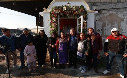 Familia de la Central de Abasto de Toluca celebra a la Virgen de Guadalupe