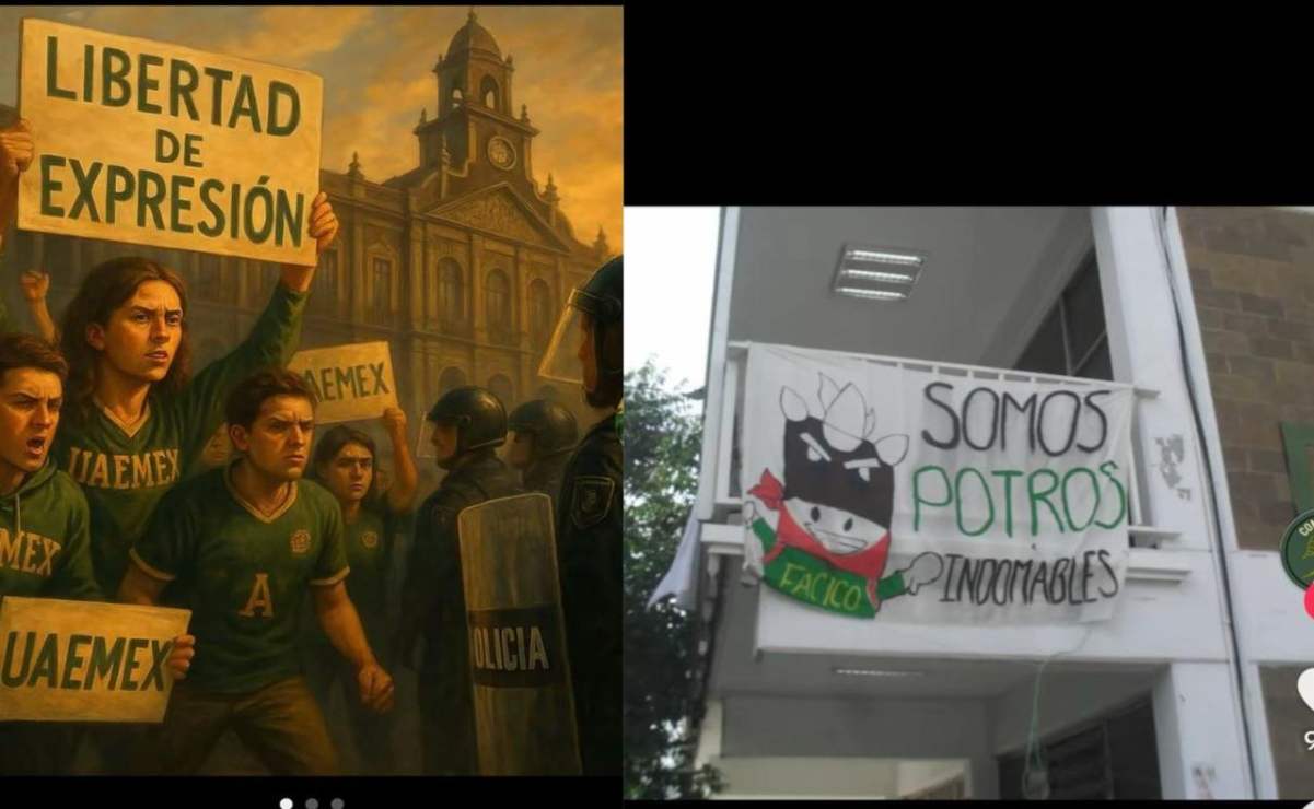 Guarda Tik Tok bitácora del paro de la UAEMéx / Foto Especial