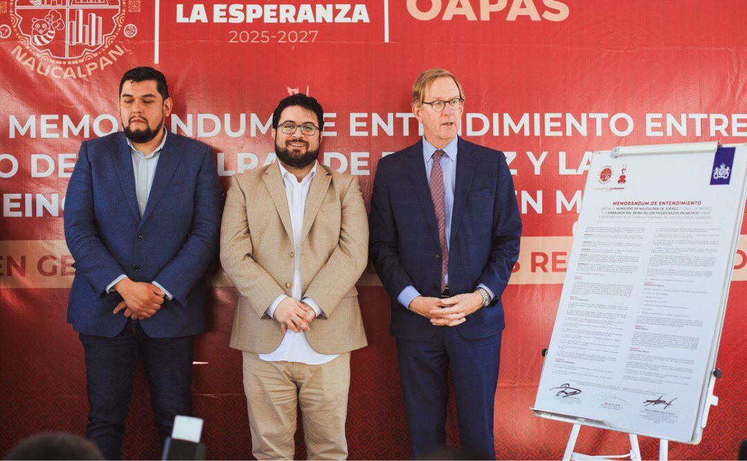 Con el apoyo de los Países Bajos, Naucalpan busca un futuro más sostenible y con acceso equitativo al agua para todos. Foto: Especial