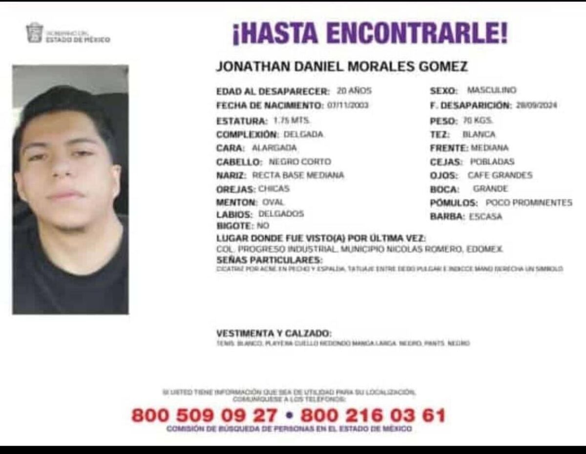 Hallan sin vida a conductor de Uber reportado como desaparecido en Nicolás Romero