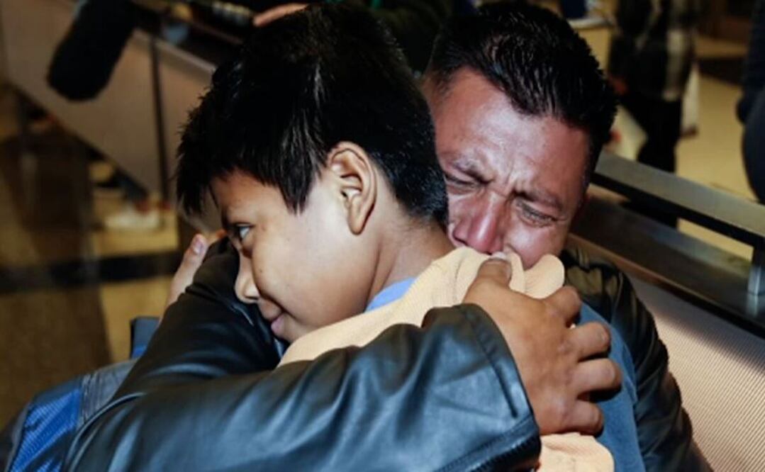 Une la gobernadora Delfina a padres con sus hijos migrantes / Foto: Especial