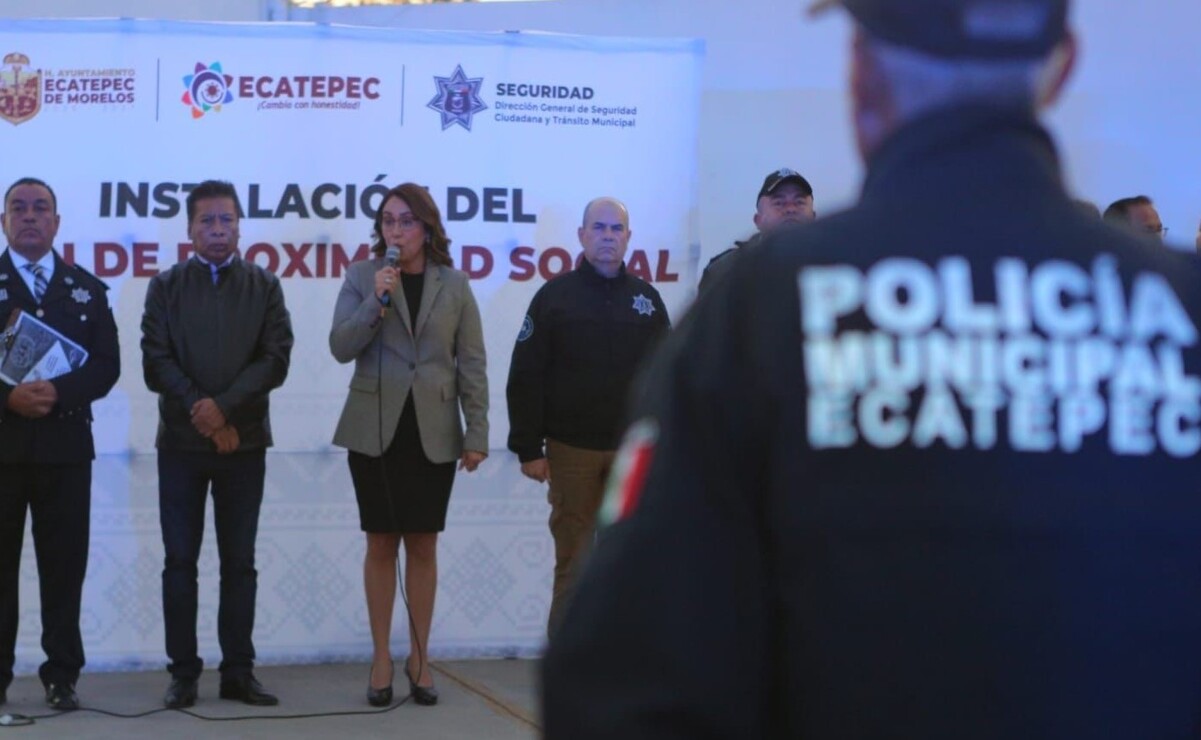 La alcaldesa Azucena Cisneros Coss mejorará la seguridad y policía en Ecatepec. Foto: Especial