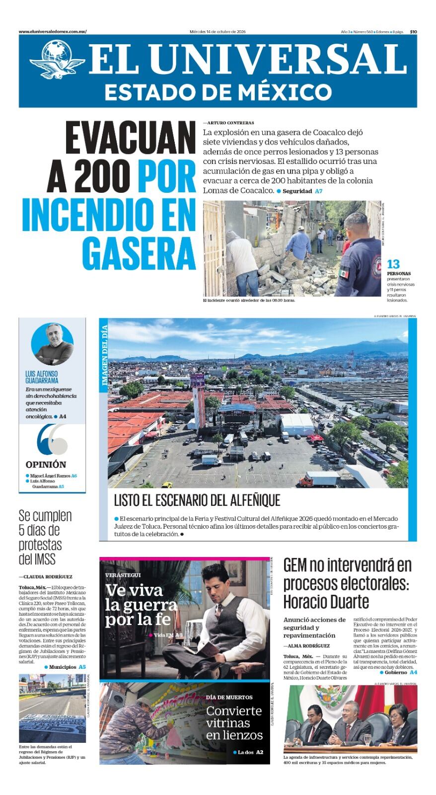 Portada 15 de octubre de 2026