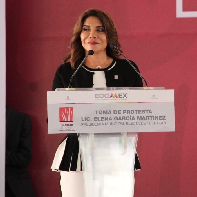 La alcaldesa de Tultitlán, Elena García. Foto Especial
