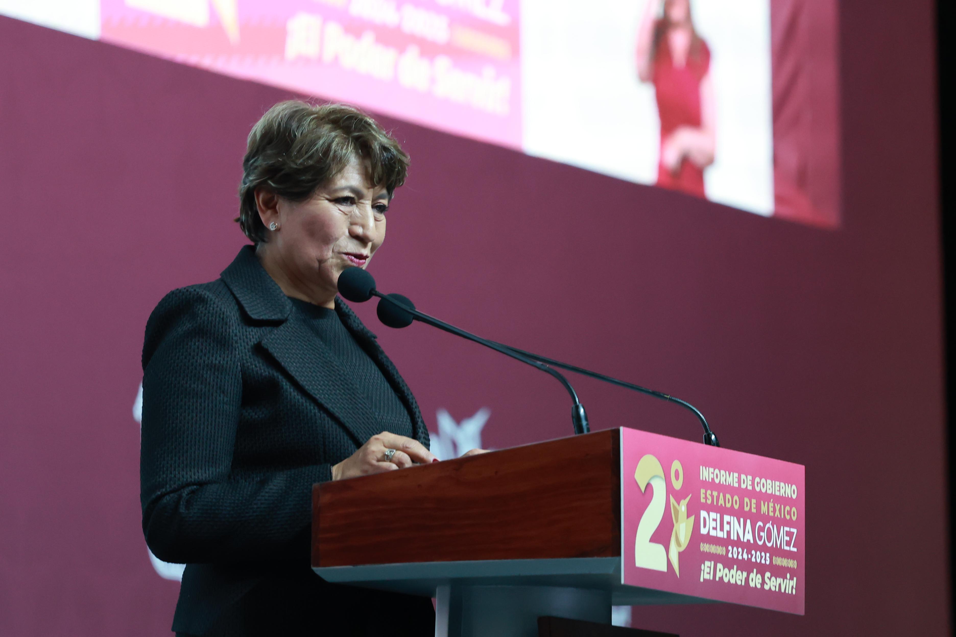 Delfina Gómez Álvarez, gobernadora del Estado de México / Especial