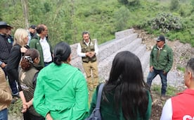 Construyen presas filtrantes en Coacalco y Ecatepec para recargar acuíferos y frenar deslaves