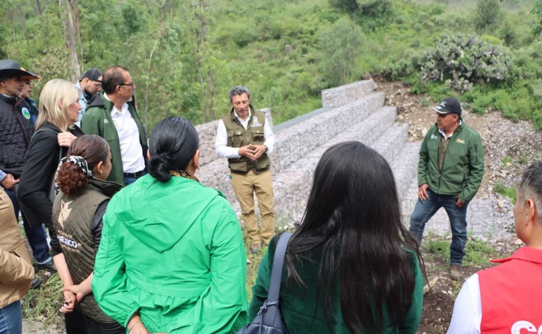 Las 18 nuevas estructuras se suman a las 166 presas filtrantes ya existentes en el Área Natural Protegida Sierra de Guadalupe. Foto Especial