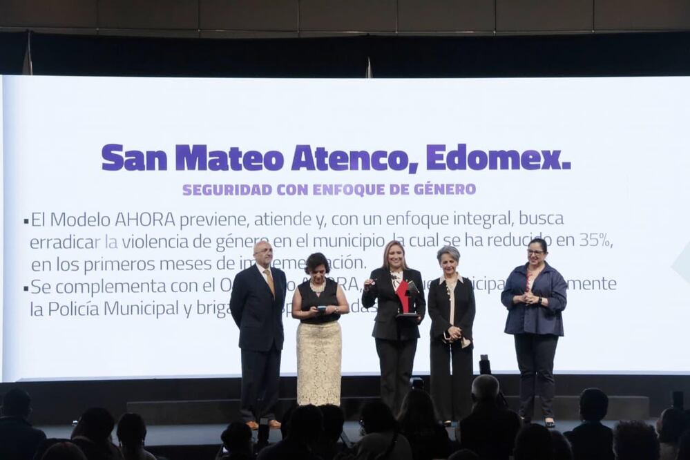El Modelo AHORA, creado en San Mateo Atenco, se consolida como un referente nacional en la lucha contra la violencia de género / Foto Especial