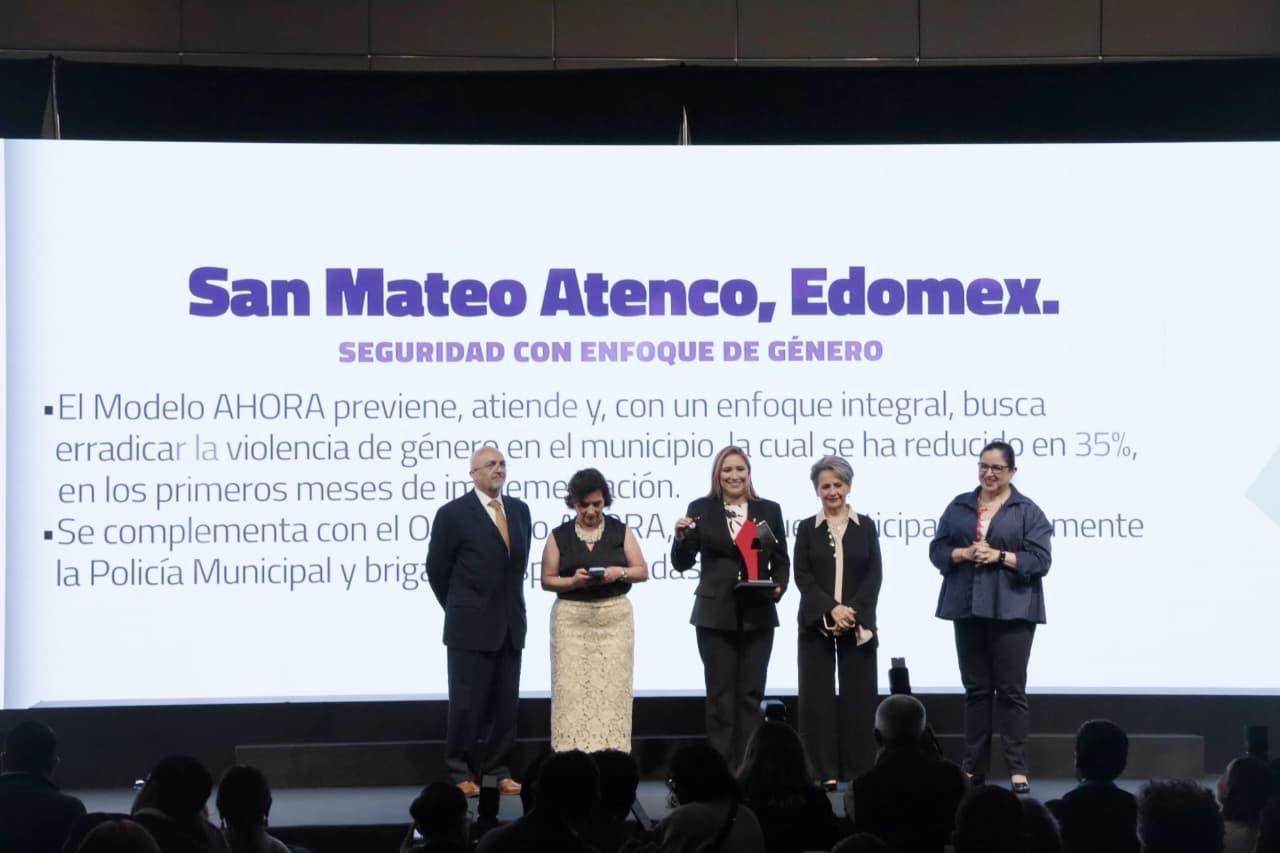 San Mateo Atenco gana premio nacional por su modelo de seguridad para mujeres