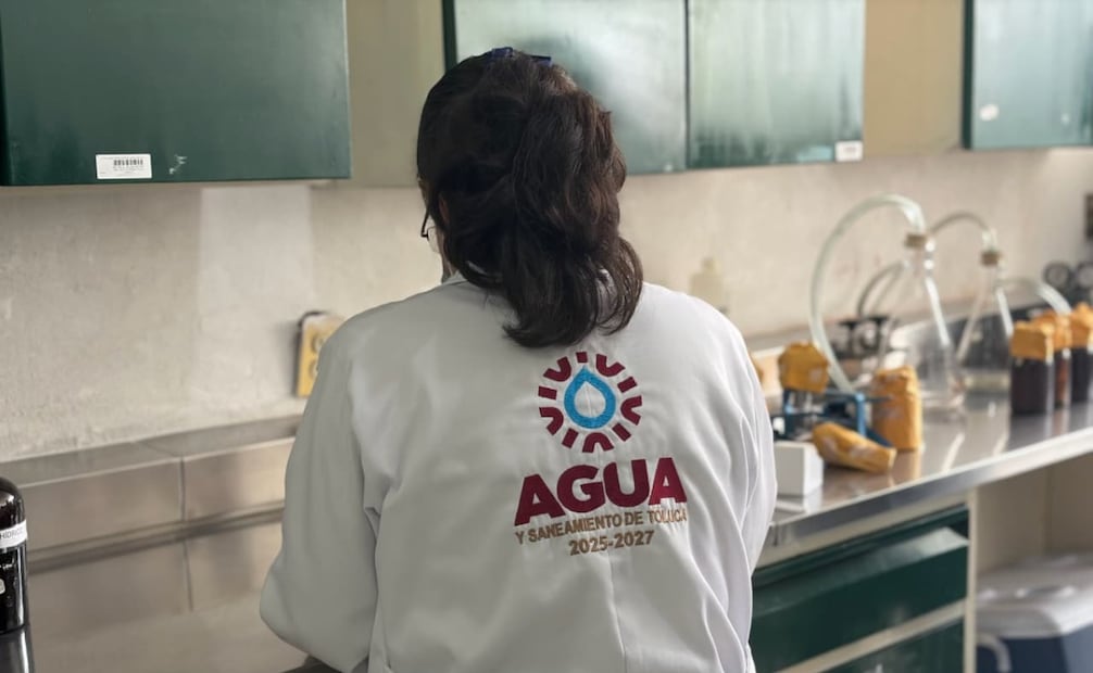 El Ayuntamiento de Toluca monitorea las fuentes de abastecimiento de agua. Foto especial