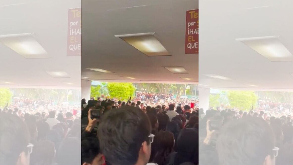 Los estudiantes exigen seguridad dentro y fuera de la escuela, además de atención a denuncias de acoso sexual, hostigamiento, cobros para ingresar, falta de agua y condiciones que, señalan, ponen en riesgo a la comunidad estudiantil. Foto: especial