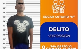 Locatarios de Zumpango atrapan a presunto extorsionador