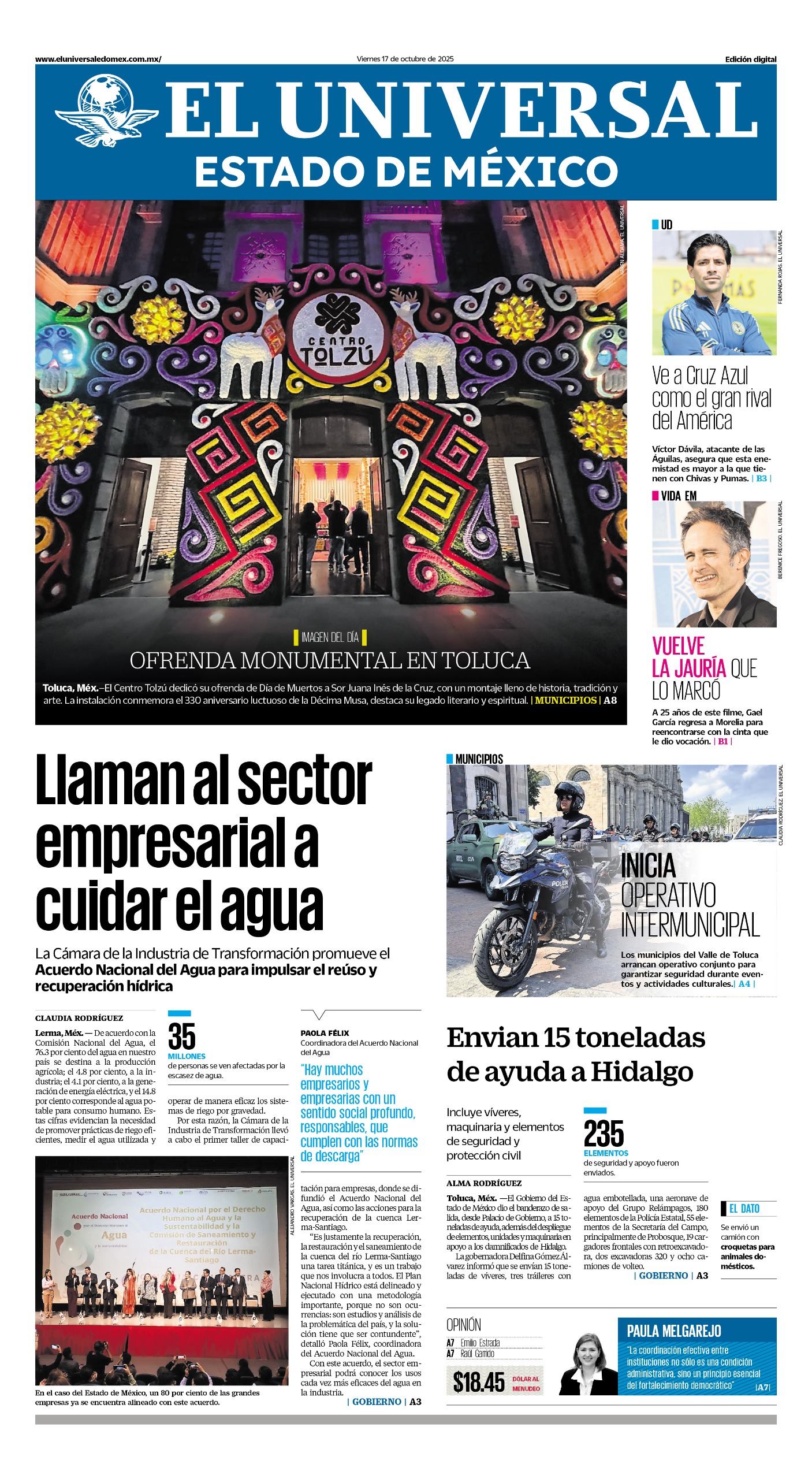 Portada 17 de octubre 2025