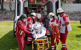 Trasladan en helicóptero a mujer con preeclampsia desde Jilotepec a Cuautitlán