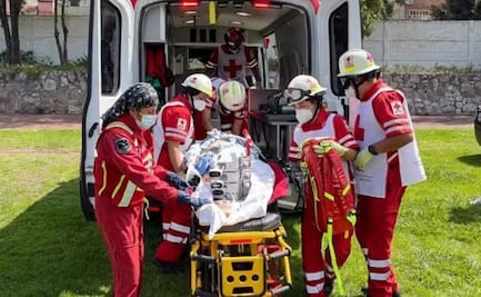 Trasladan en helicóptero a mujer con preeclampsia desde Jilotepec a Cuautitlán