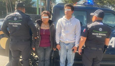 Golpe a la delincuencia en Toluca: Cuatro detenidos y un vehículo asegurado