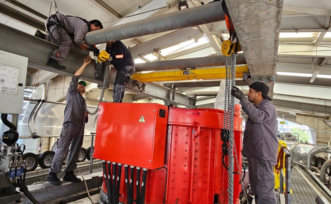 El Mexicable Línea 1 en Ecatepec se prepara para su mantenimiento anual. ¡Un esfuerzo por tu seguridad y eficiencia! Foto: Especial
