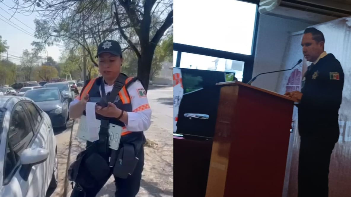 El grupo femenil de la Guardia Municipal de Naucalpan es el único facultado para aplicar sanciones, utilizando terminales electrónicas para garantizar transparencia, informó el comisario José Carlos Quezada. Foto Especial