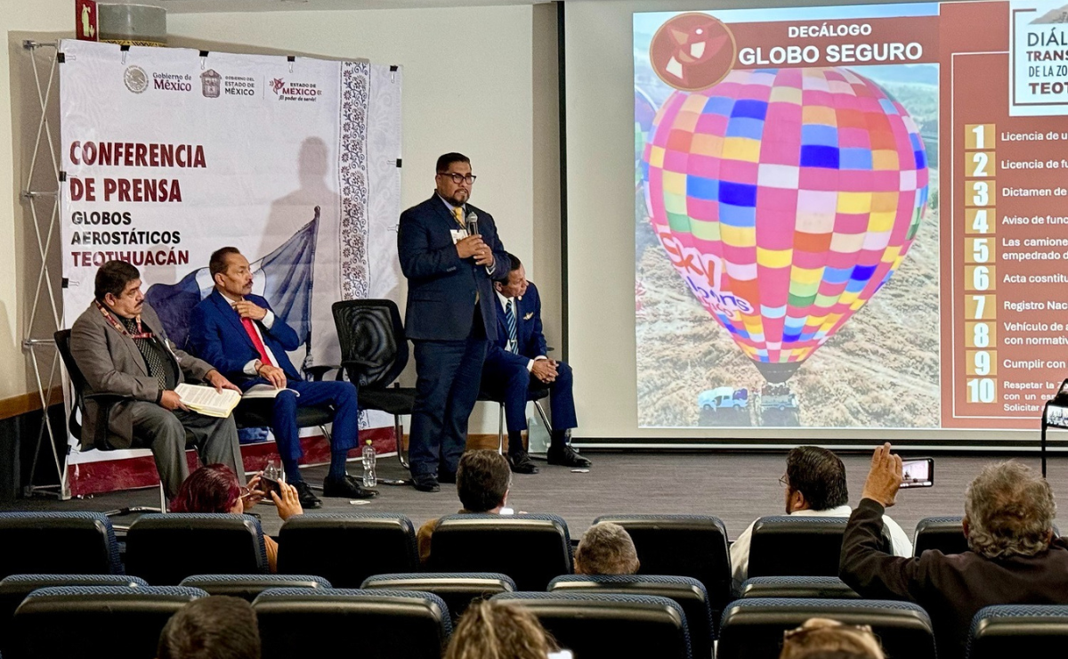 ¡Vuelos seguros en Teotihuacán! Gobierno refuerza la supervisión de globos aerostáticos