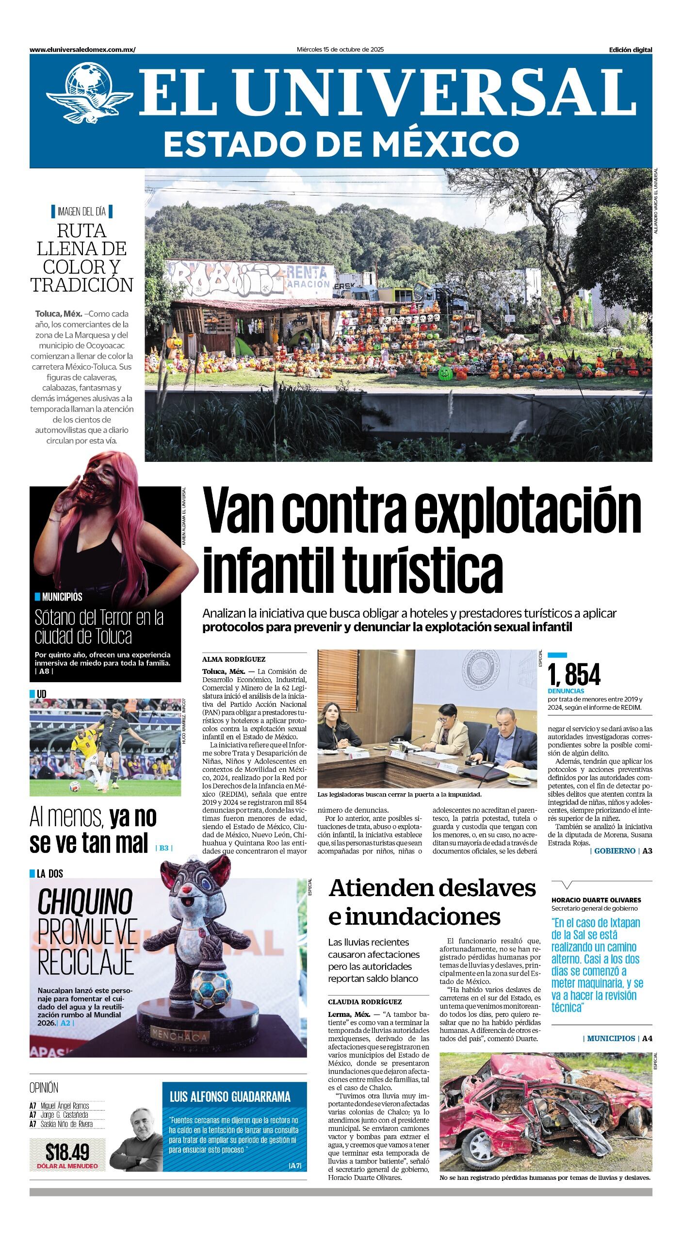 Portada 15 de octubre 2025