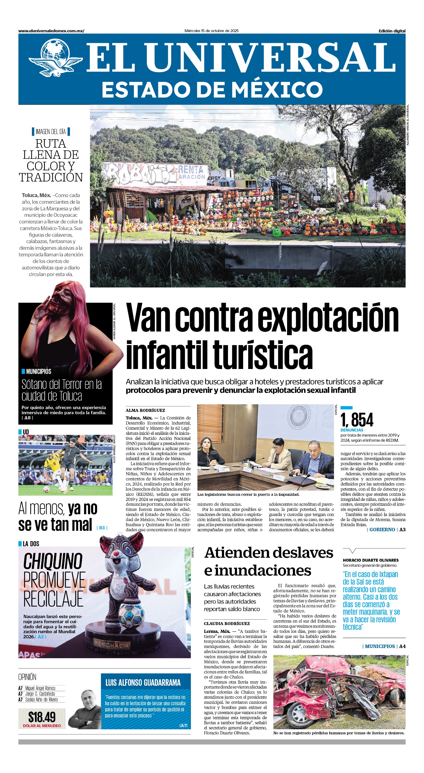 Portada 15 de octubre 2025