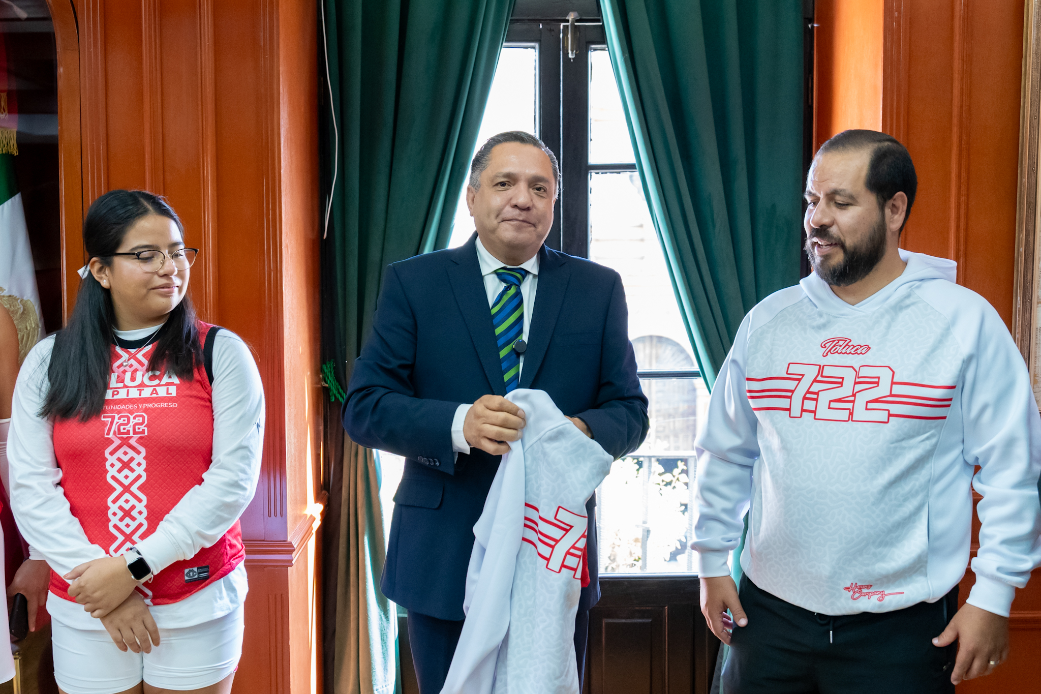 Este acto simboliza el apoyo del gobierno municipal al deporte y a los atletas locales. Foto Especial