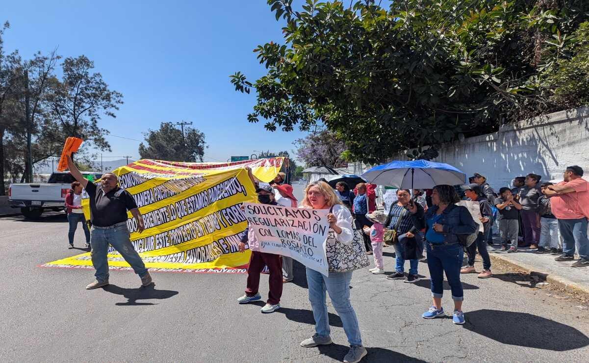 Luego de más de 3 horas de bloqueo fue liberada la circulación en la México-Querétaro. Foto: Especial