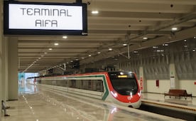 Tren del AIFA supera el millón de pasajeros a mes y medio de estrenar el ramal Lechería
