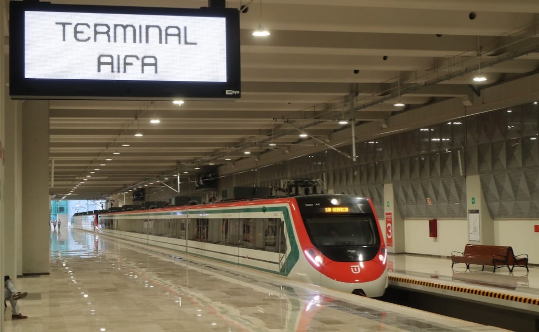 El ramal Lechería-AIFA alcanzó el millón de usuarios transportados a tan solo un mes y medio de iniciar operaciones. Foto Especial